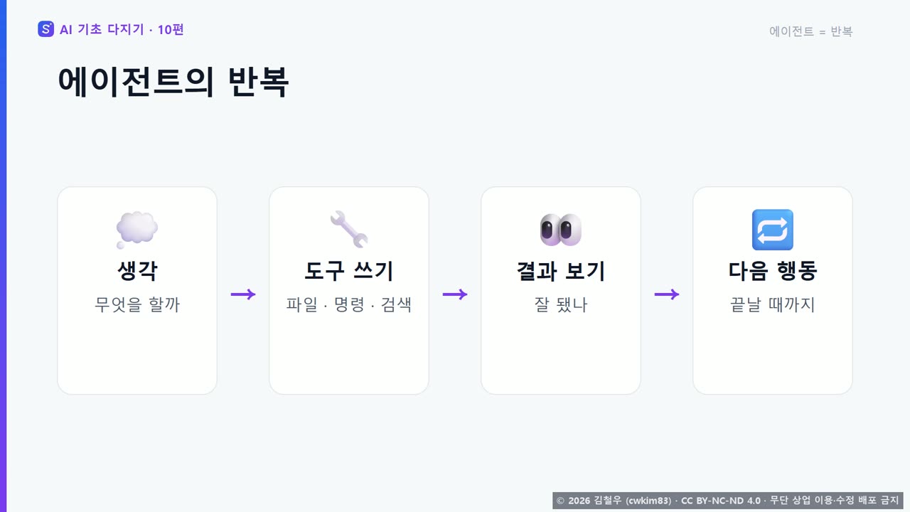 1단계 9편 녹화에서 파일을 읽고 고치고 실행한 기록 화면