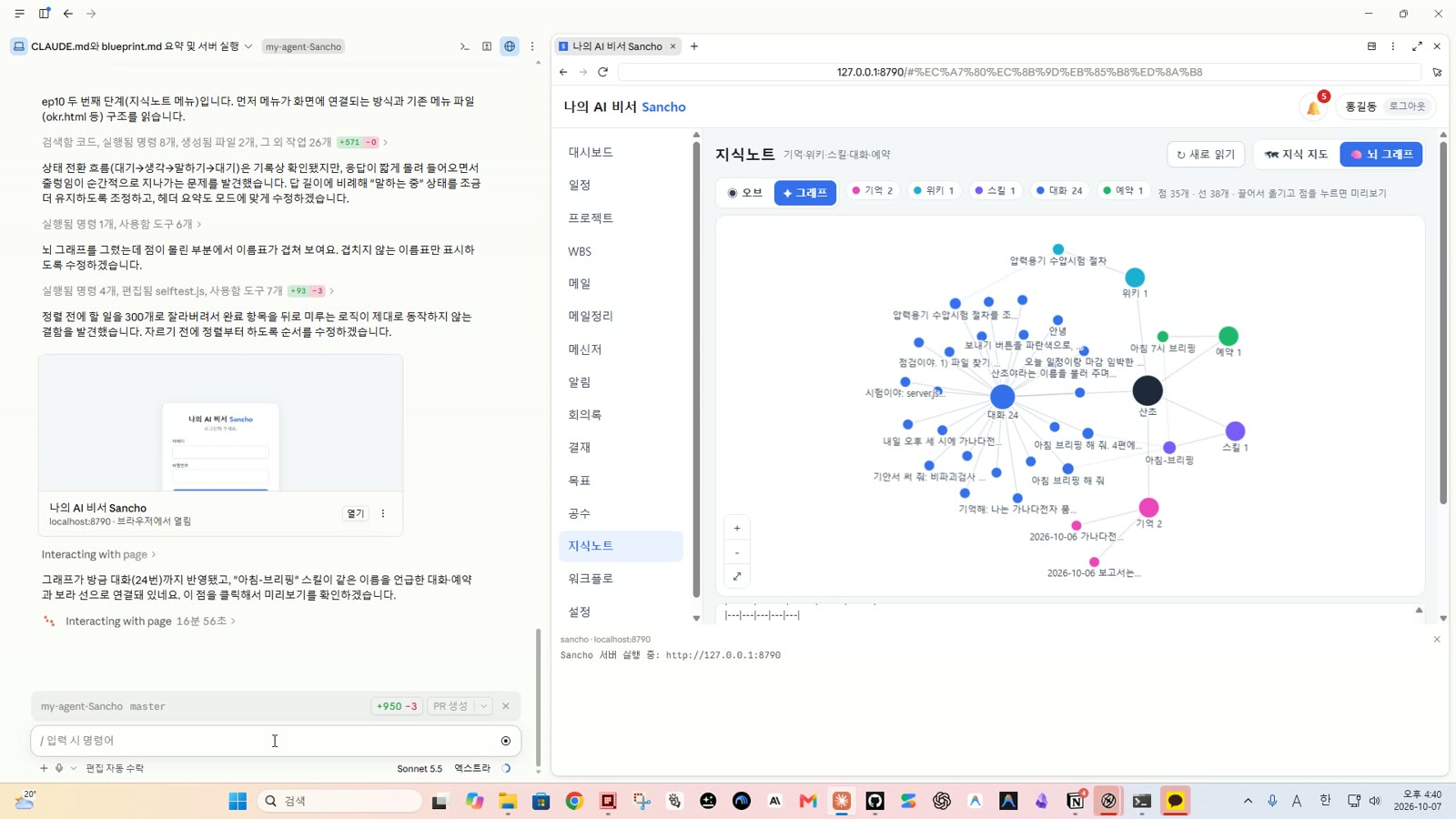 뇌 그래프로 펼친 비서의 머릿속 지도